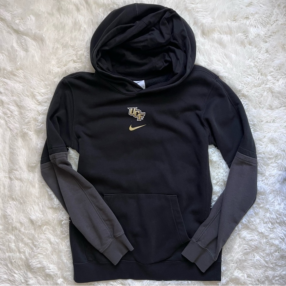 Nike UCF Black and Grey Logo Hoodie